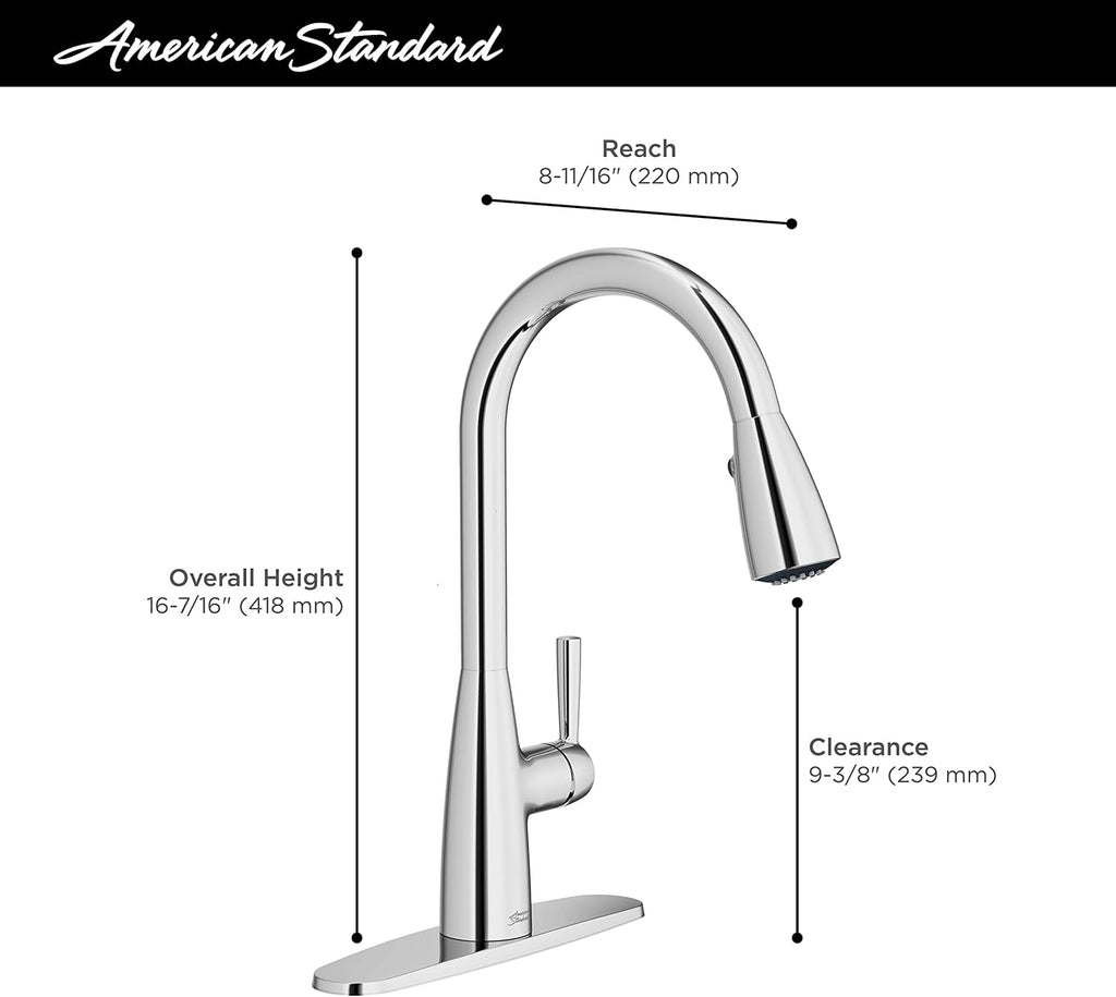 Chrome Pull-Down Kitchen Faucet B320