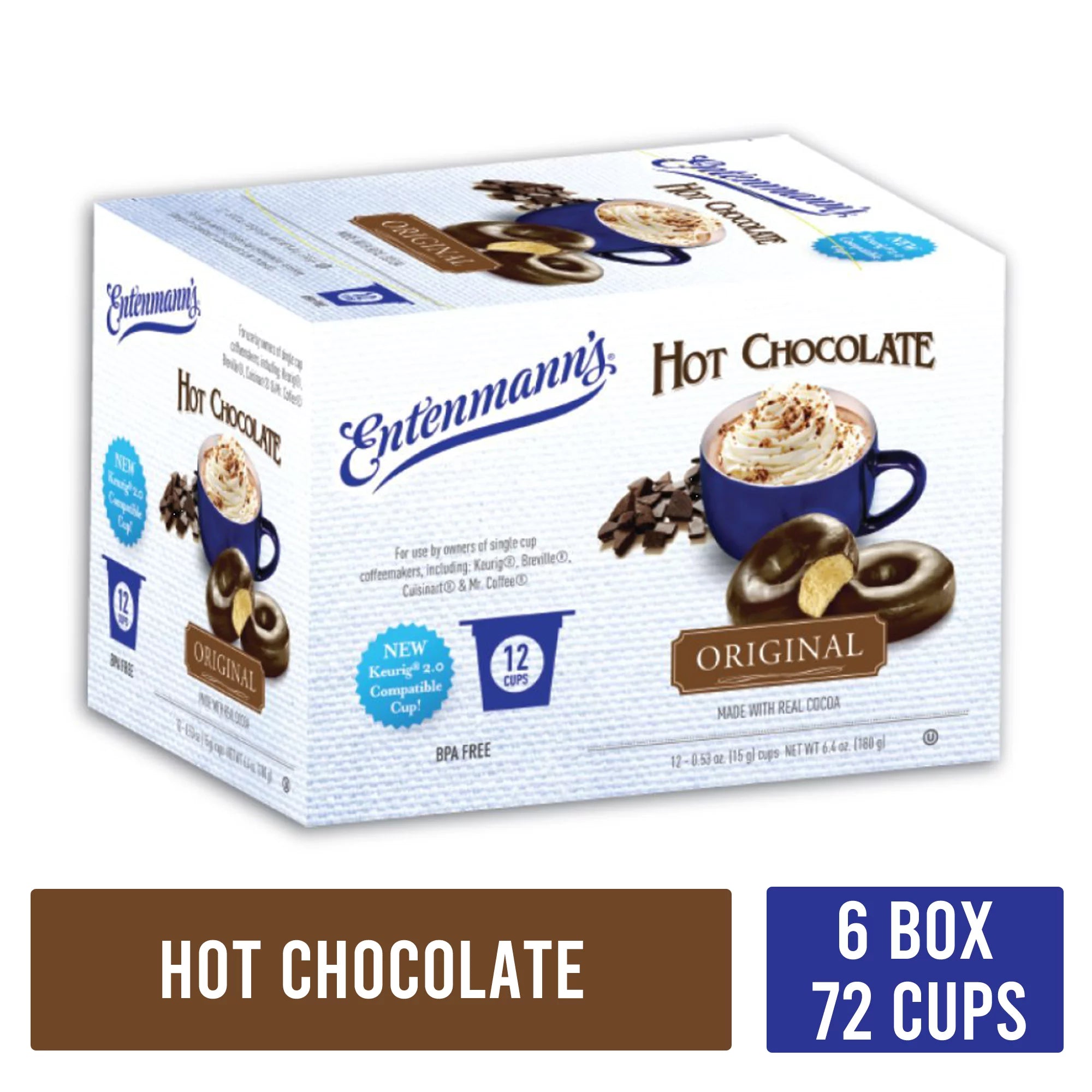 72 Count Hot Chocolate Single Serve Cups K1958