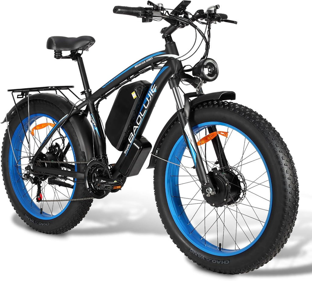 1000W Dual Motor 48V 20AH Battery 21 Speed Electric Bike L287