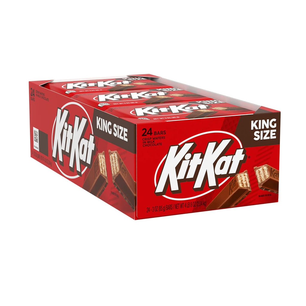 Milk Chocolate Wafer King Size Candy Bars, 3 oz (24 Count) K498