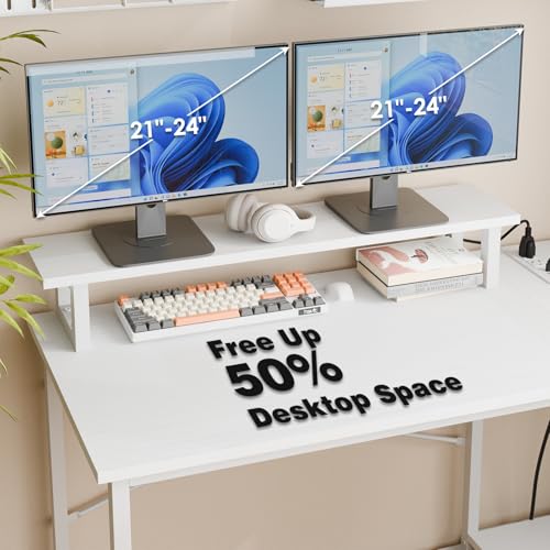 Rustic Brown L Shaped Computer Desk with Power Outlets and LED Lights and Drawer Y743
