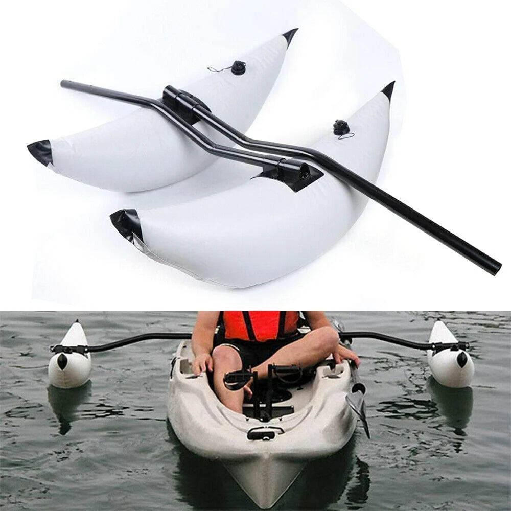 2 Pack PVC Inflatable Kayak Outrigger Stabilizer N5631