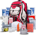Red Deluxe 72 Hour Emergency Backpack Survival Kit Z6544