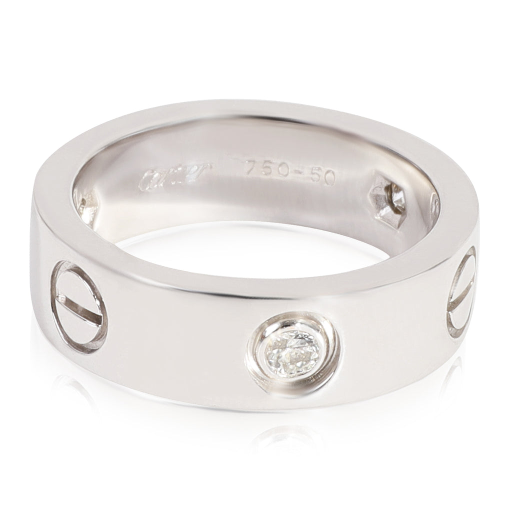18k White Gold Diamond Ring M478
