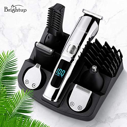 Beard Trimmer, IPX7 Waterproof Cordless Electric Razor with LED Display I82759