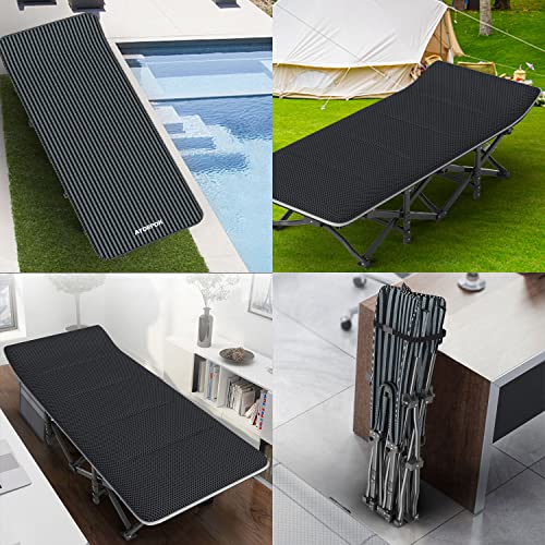 Camping Cot with Cushion and Carry Bag N713