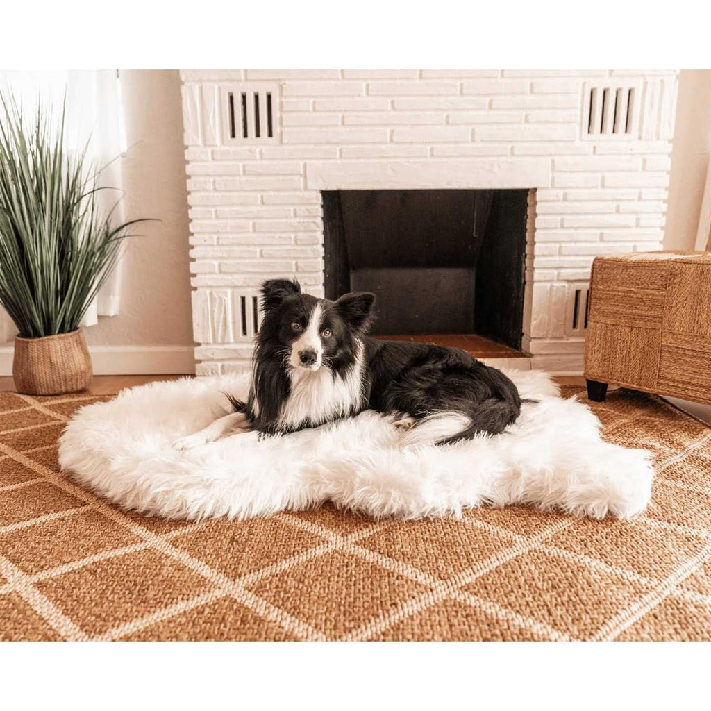 Faux Fur Orthopedic Dog Bed B373804