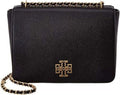 Black Leather Large Adjustable Shoulder Bag O364