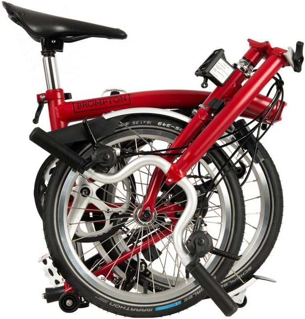 C Line 3 Speed Folding Bike with Battery Lighting (House Red) M589077