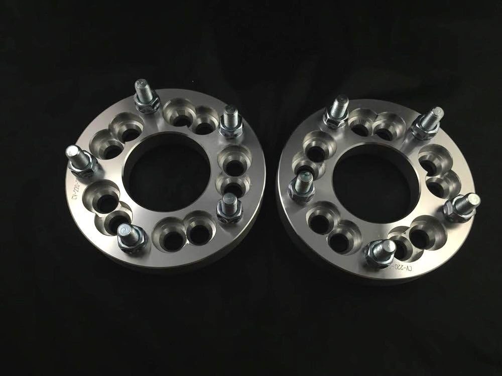 4 Pieces 1" 25mm Conversion Wheel Adapters 5x112 Hub to 5x130 Center Bore 71.6mm 12x1.5 Thread Pitch Q5241