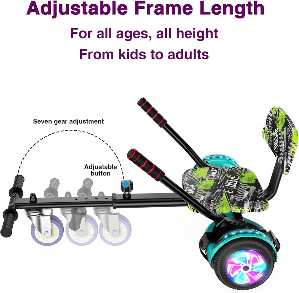 6.5 Inch Self Balancing Hoverboard with Bluetooth and LED Lights Q2354