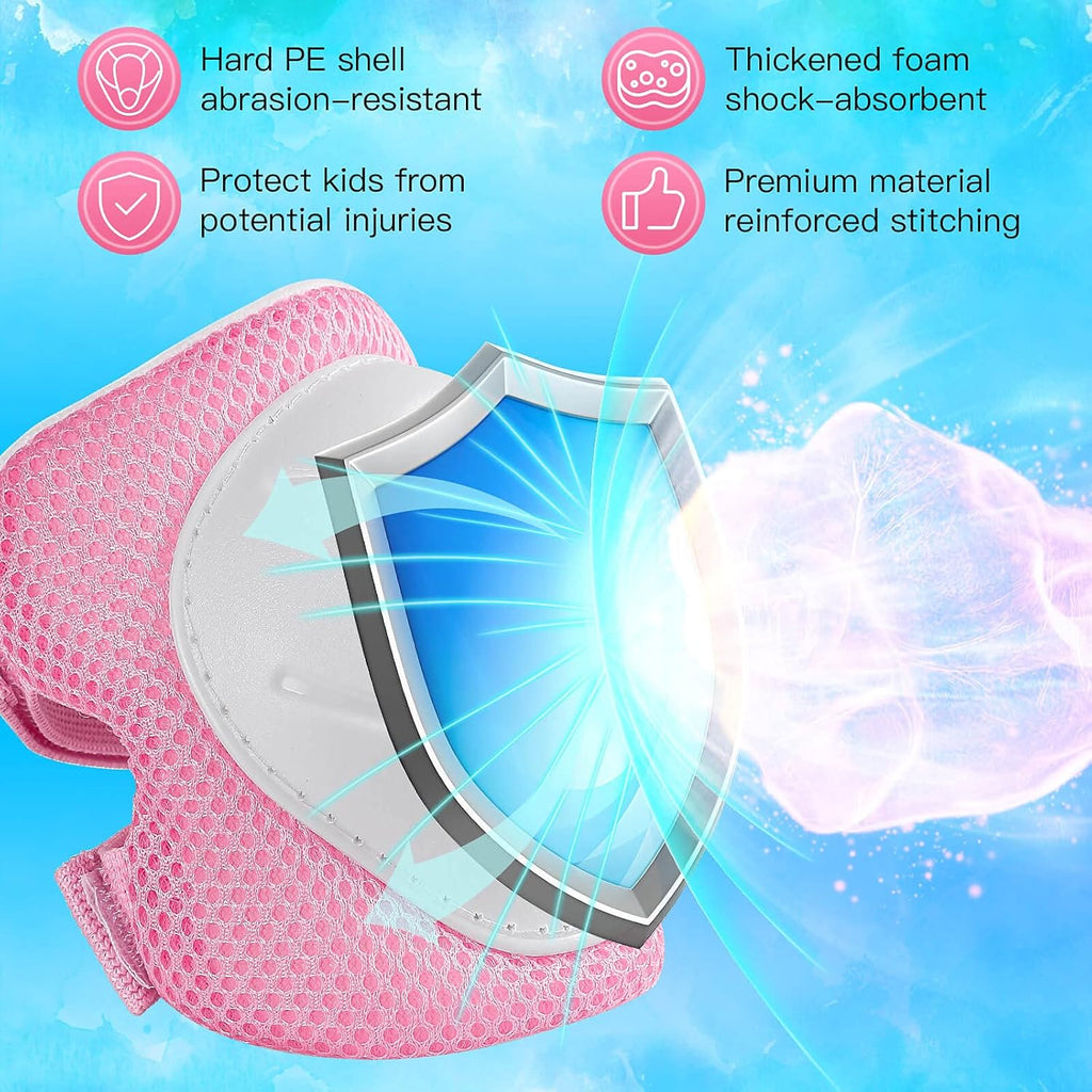 Adjustable Helmet Knee Pads Elbow Pads Wrist Guards Protective Gear Set O869485