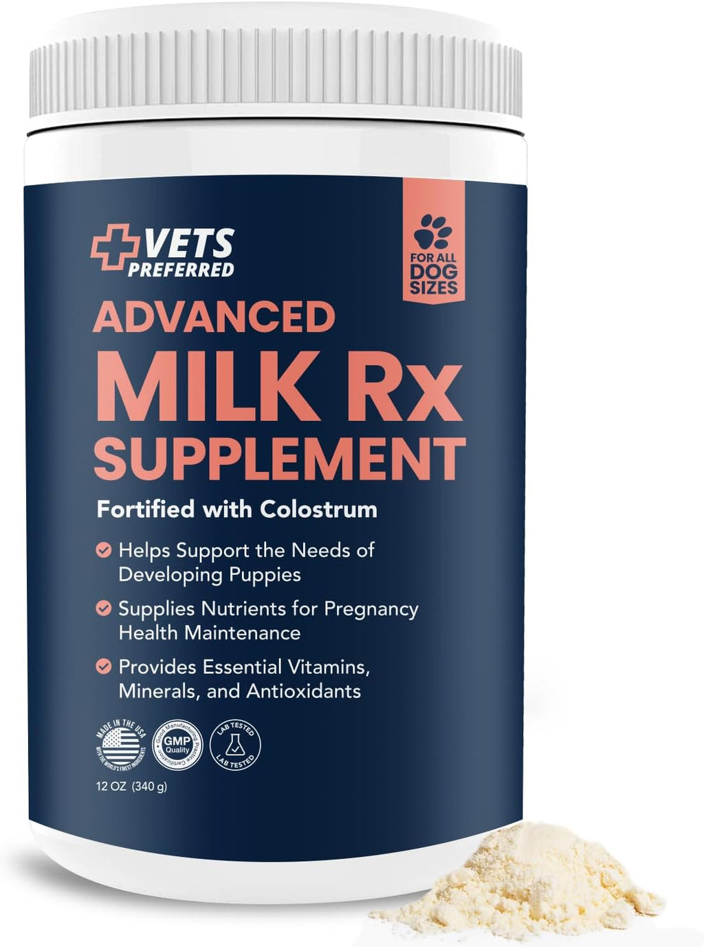 Puppy Milk Replacement Formula Powder Supplement - 12 Oz Z64085