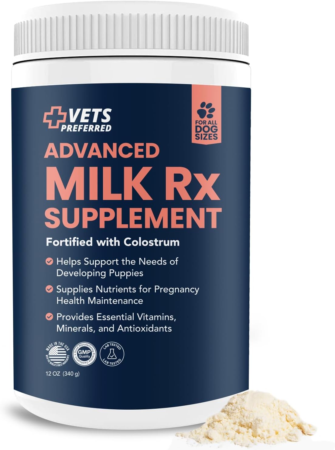 Puppy Milk Replacement Formula Powder Supplement - 12 Oz Z64085