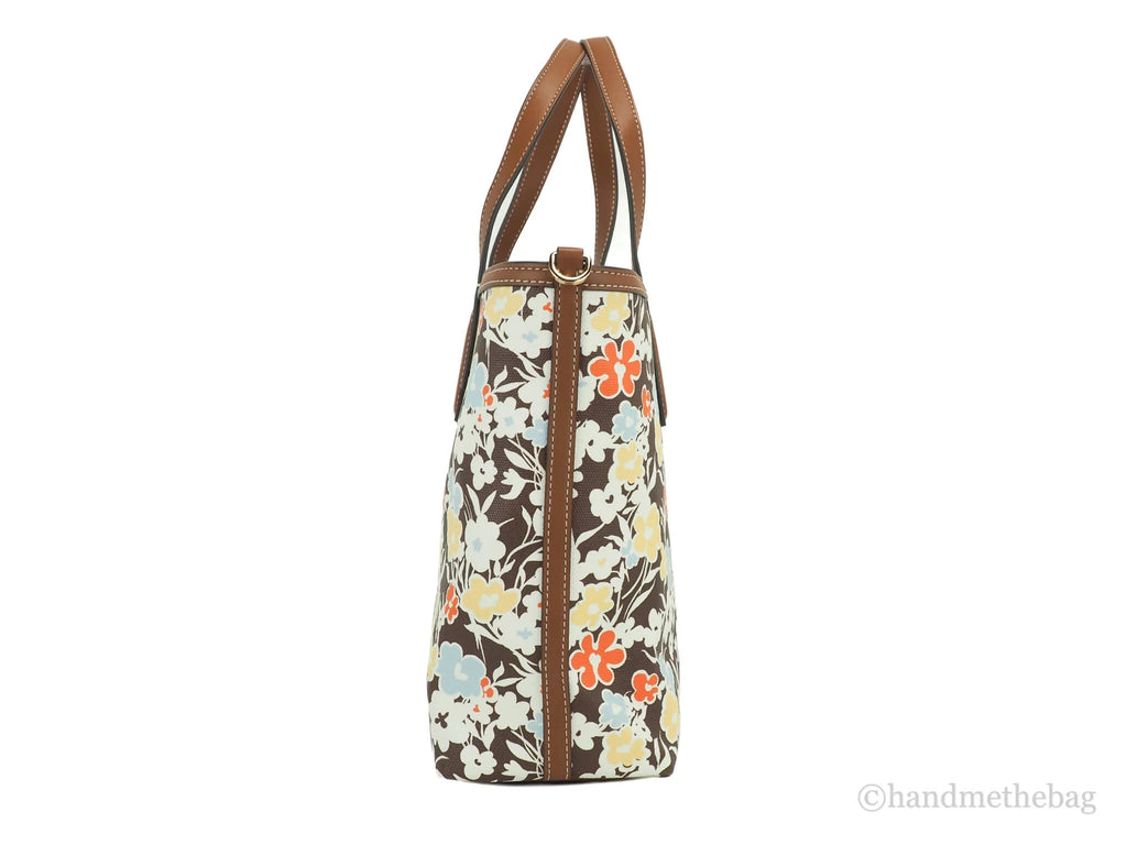 Small Reverie Floral Print Coated Canvas Tote Bag A876182