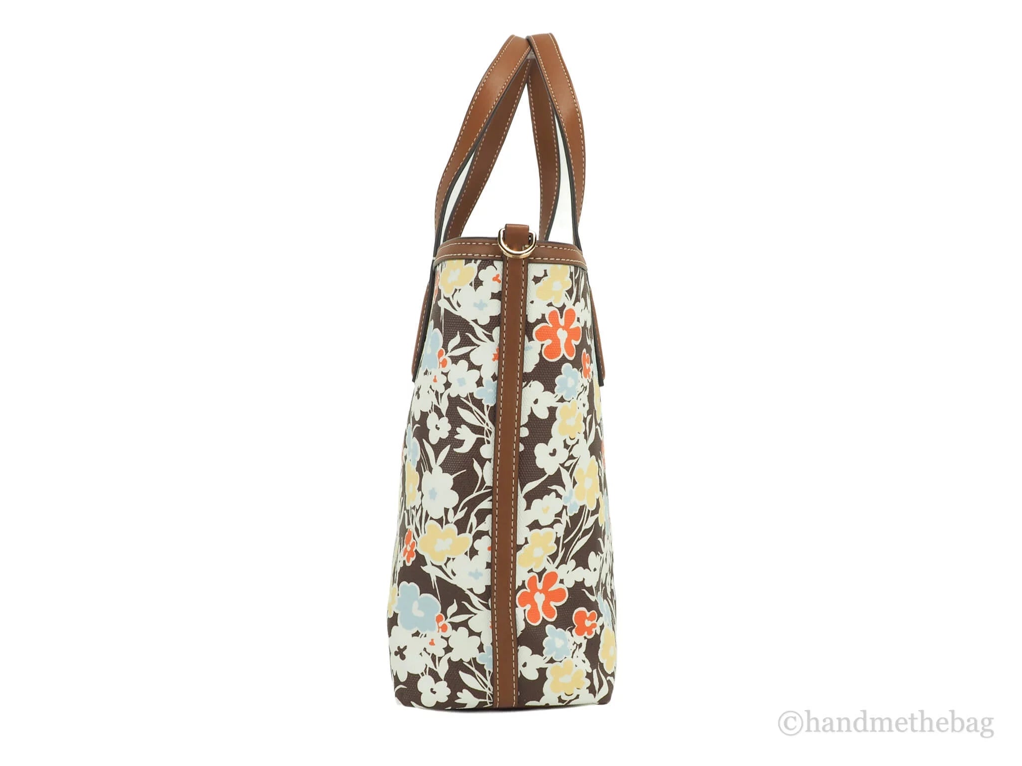 Small Reverie Floral Print Coated Canvas Tote Bag A876182