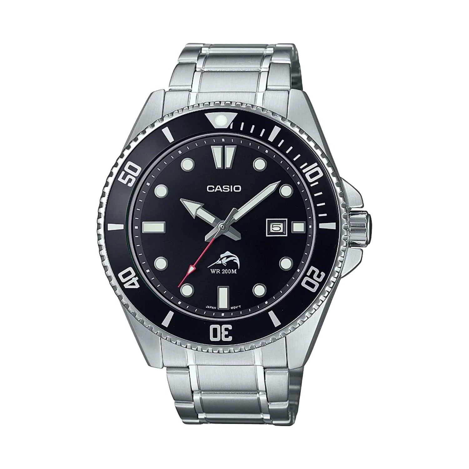 Stainless Steel Dive-Style Sport Watch K97354