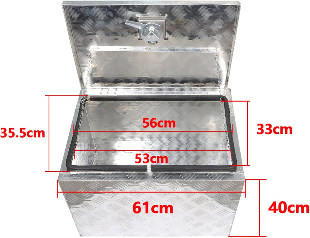 24 Inch Aluminum Pickup Truck Tool Box with Lock E2626