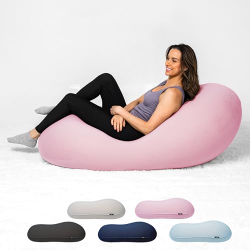Large Light Gray Bean Bag Chair C7409