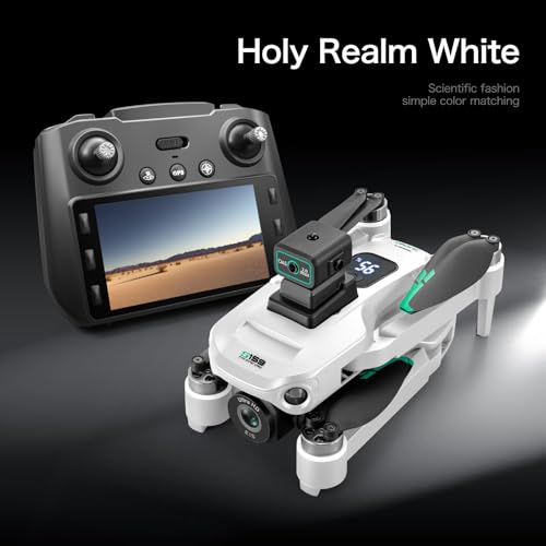 White 4K GPS UHD Drone with Camera Y189423