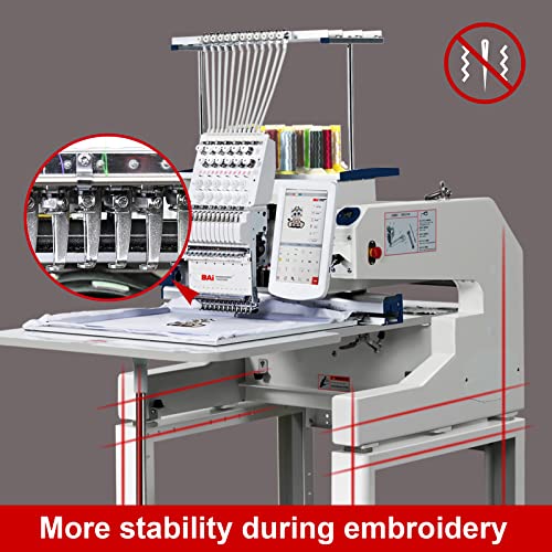 15 Needles Computerized Commercial Embroidery Machine with 15.7"x19.7" Embroidery Area G997