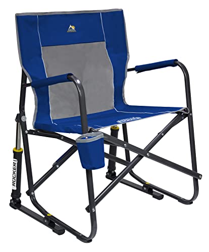 Folding Rocking Camp Chair with Side Table B758244