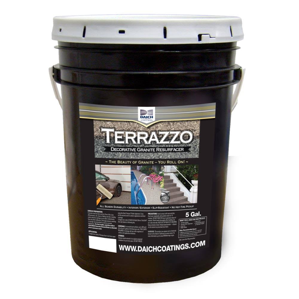 Pearl Grey/Granite Satin Anti-Skid Porch and Floor Paint (5-Gallon) E372762