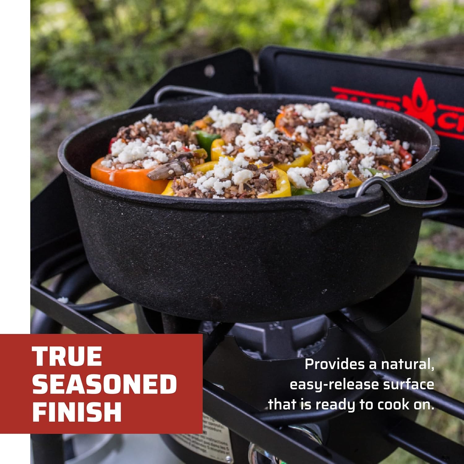 12 Inch Cast Iron Dutch Oven - 6 Quarts W22351