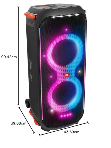 Black Party Speaker with Handle Wheels J995