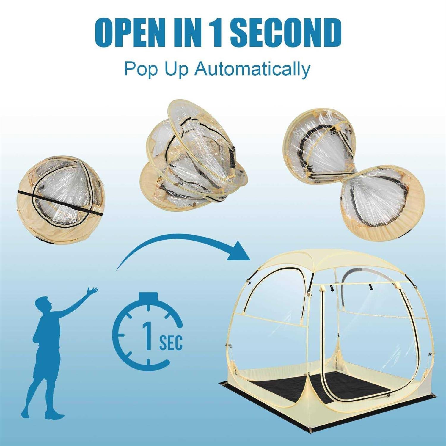 Instant Pop-Up Tent 1-6 Person X159690