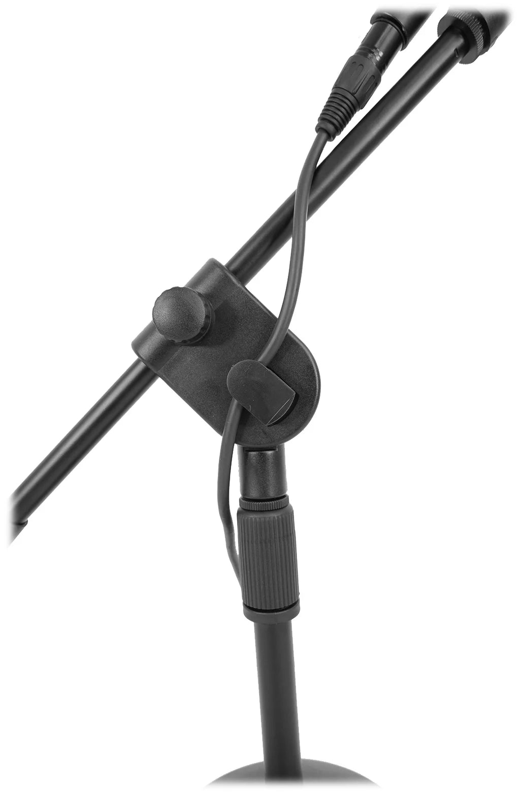 4-Person Podcasting with Mixer Headphones Amp Stands U481
