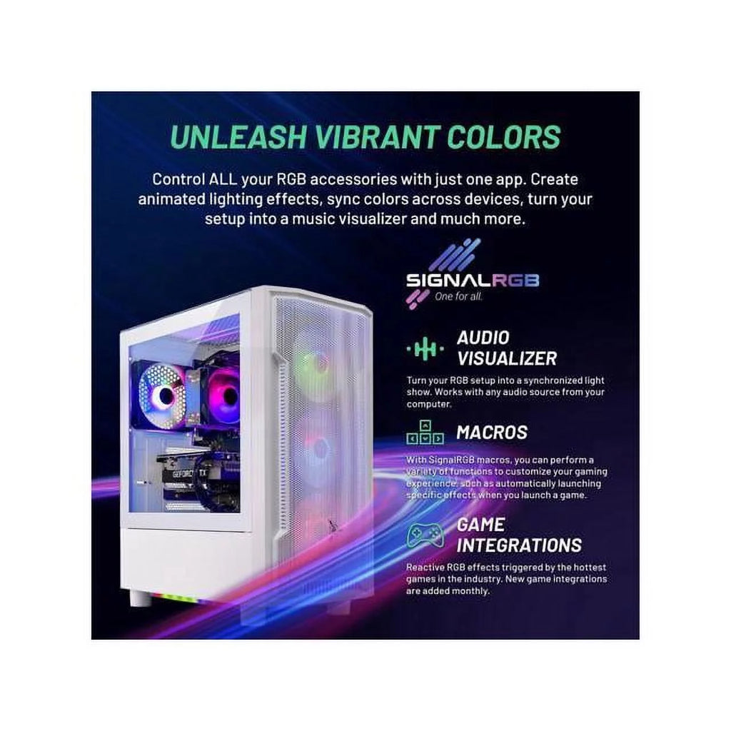 INTEL Core i5 RTX 4060 1TB SSD 16GB RAM 600W GOLD PSU Windows 11 Gaming PC Desktop Y312