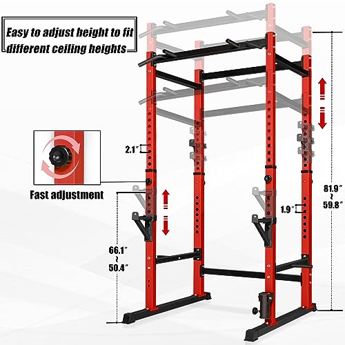 Power Rack with Adjustable Squat Stand P3408