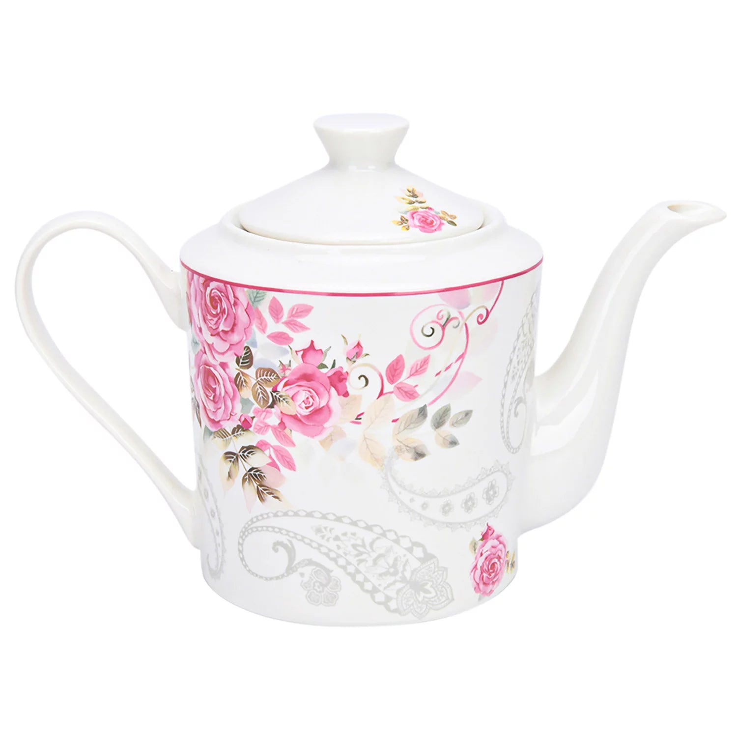 Bone China Floral Teapot 1.15-qt. Z674