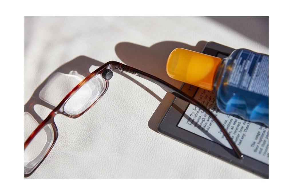Self-Adjustable Glasses Stainless Steel Gunmetal M93948