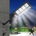 80000LM Dusk to Dawn Solar LED Flood Light with Motion Sensor and Remote Control P63947