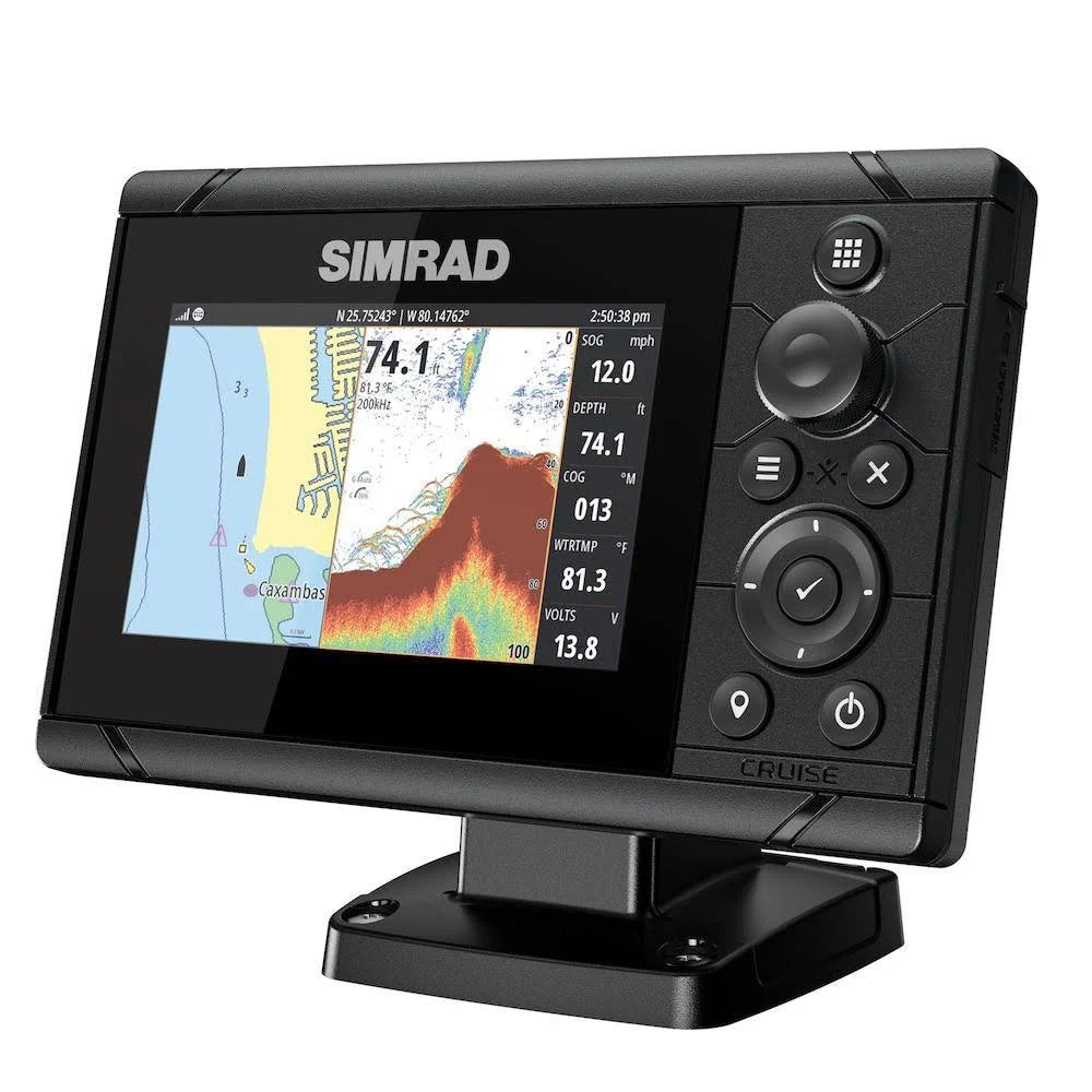 Cruise 5 US Coastal with 83/200 Transom Mount Transducer R734