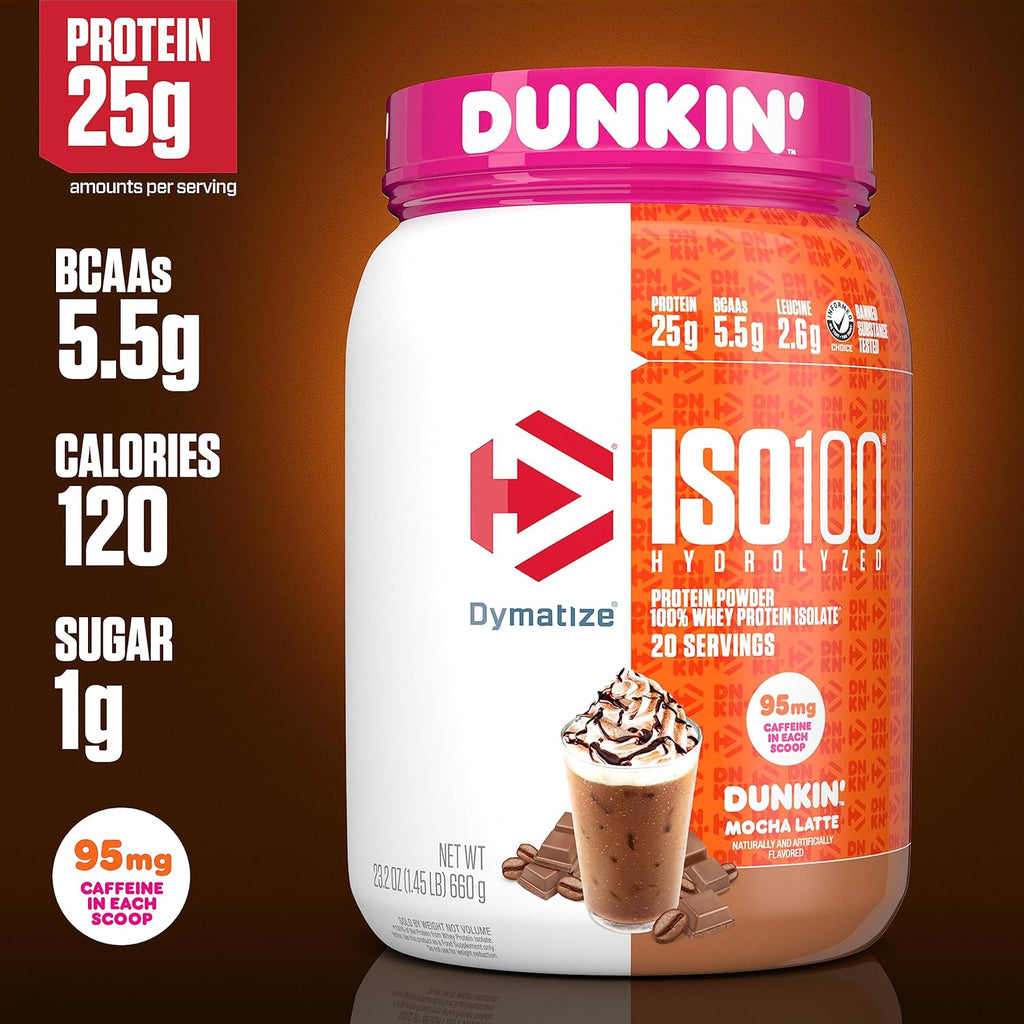Hydrolyzed Protein Powder in Dunkin' Mocha Latte Flavor H9756
