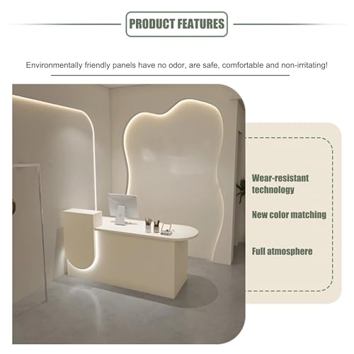 Natural 90*60*100cm Reception Desk U815
