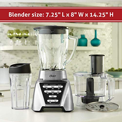 Metallic Grey Blender with Jar and Food Processor attachment A646