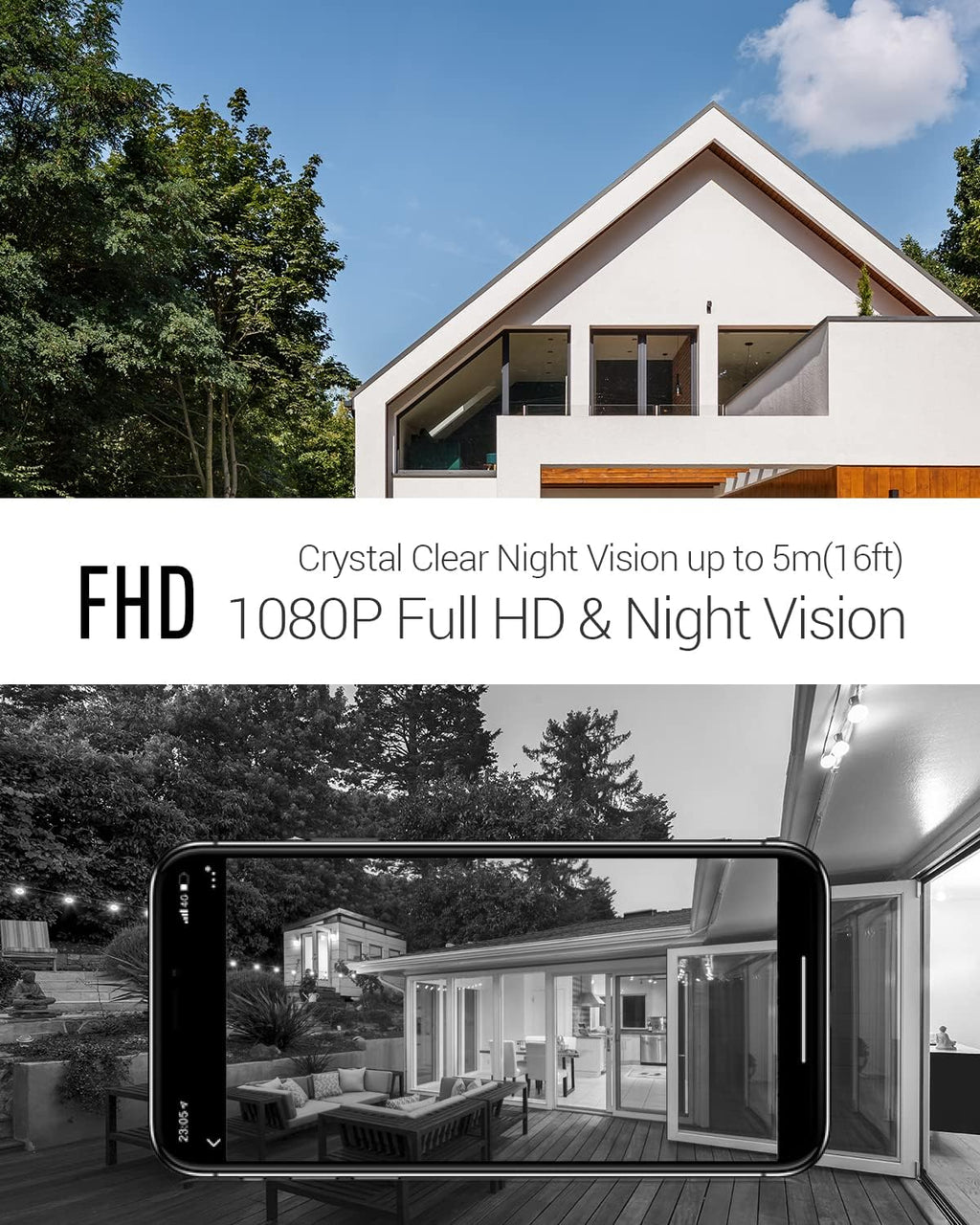 1080P Video Doorbell Camera with 2-Way Audio X56222