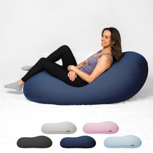 Large Light Gray Bean Bag Chair C7409