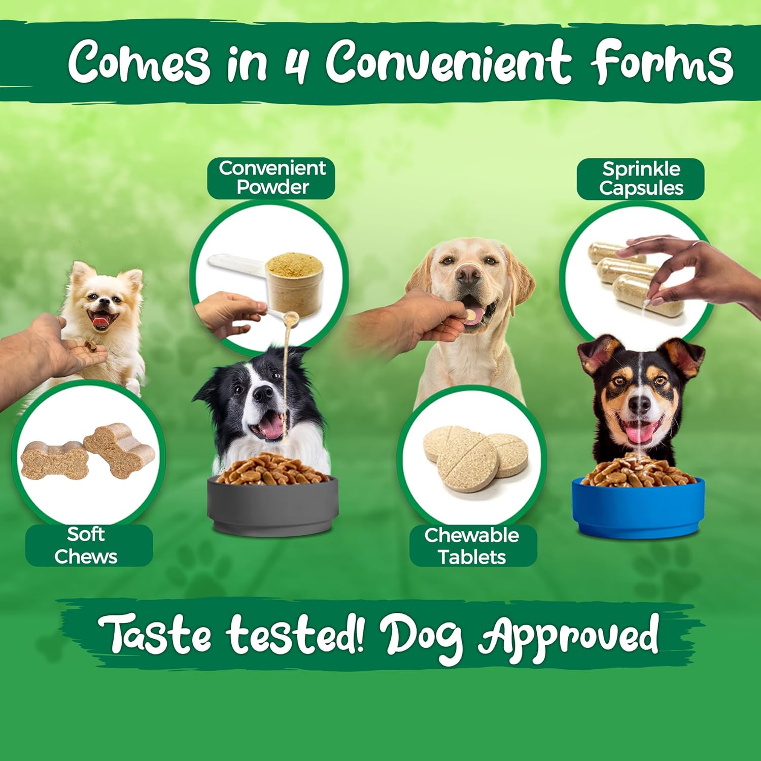 30 Beef Flavored Probiotic Chewable Tablets for Dogs F213