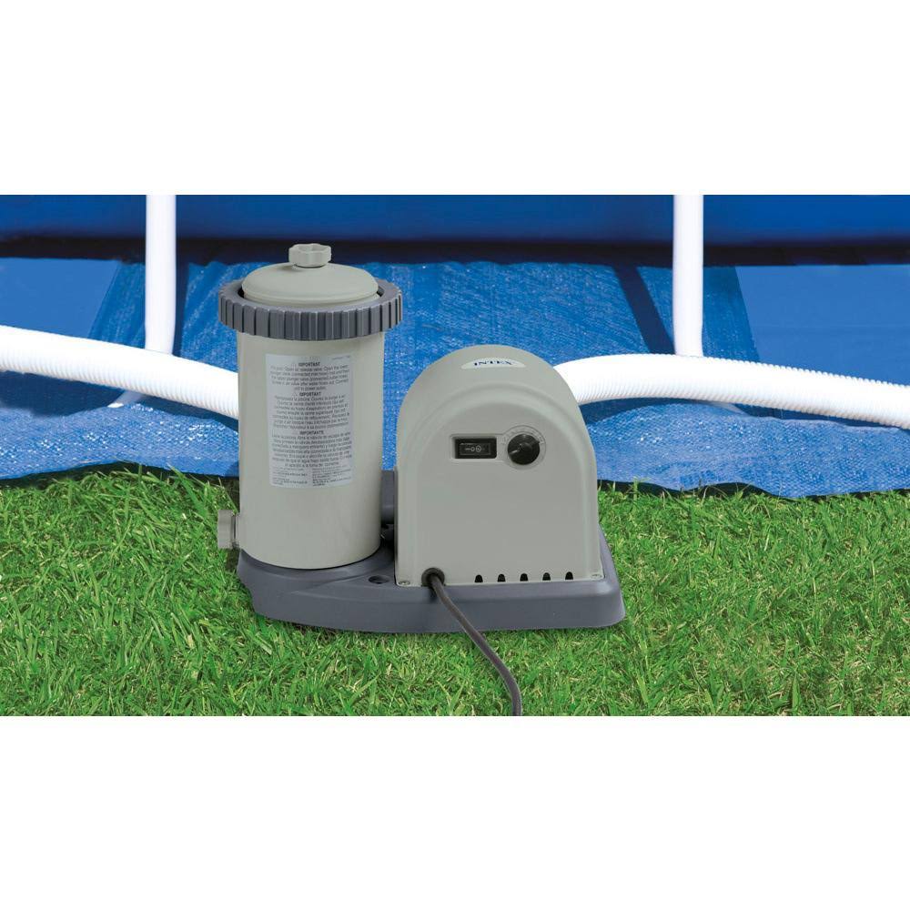 18 x 48 x 22 Inflatable Above Ground Pool Set with Filter Cartridge H417034