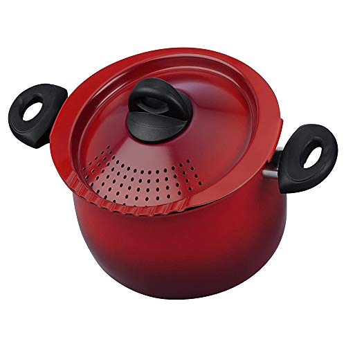 Oval Aluminum Pasta Pot with Strainer Lid Z805