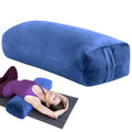 Rectangular Yoga Bolster Pillow with Carry Handle, 27"X10"X6" R62070
