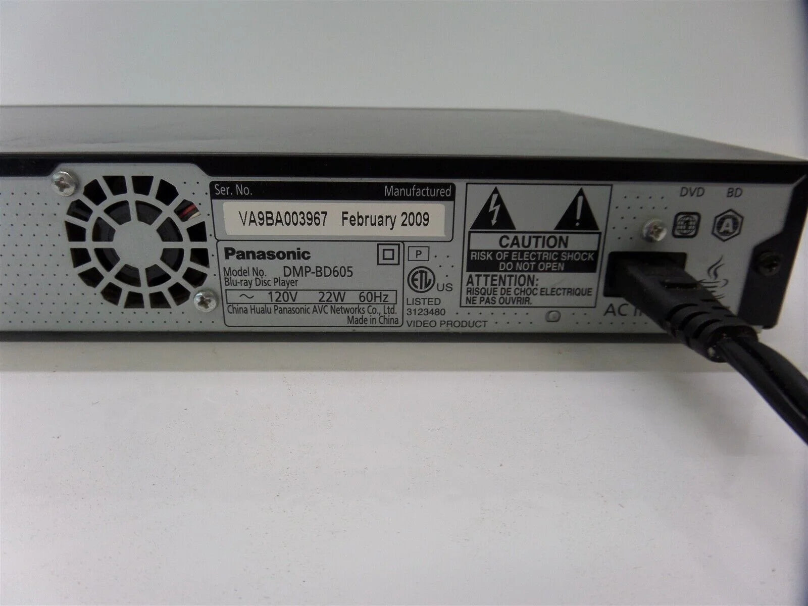 Pre-Owned Blu-ray Disc Player, 1080p O9420