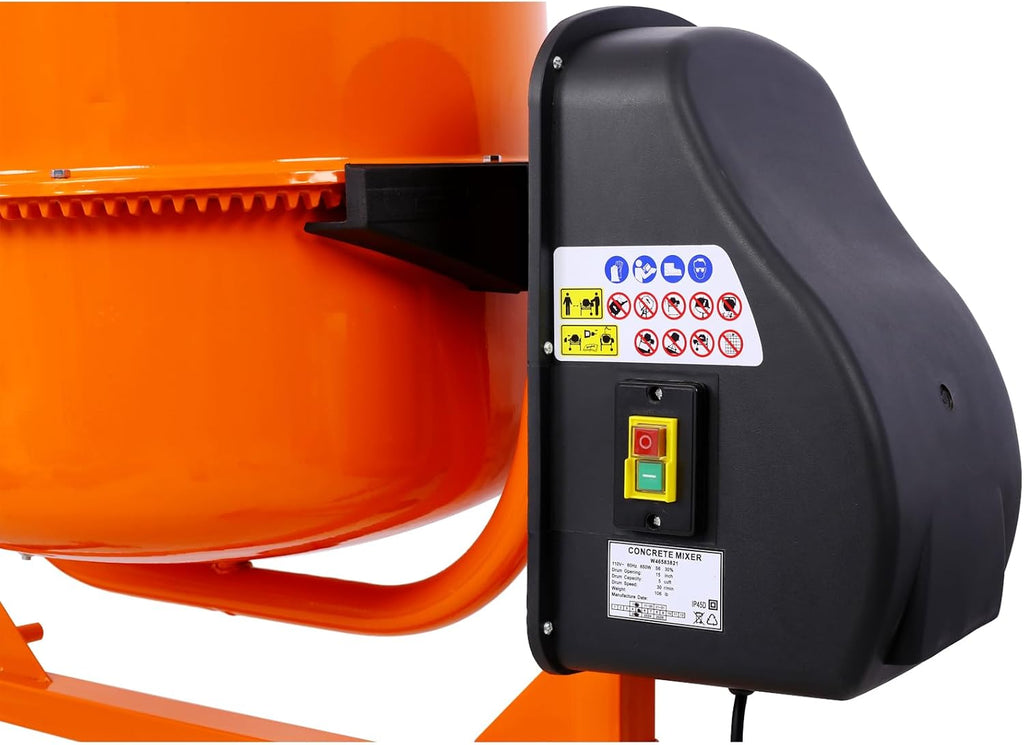 5 Cu. Ft Electric Concrete Mixer Machine Y848075