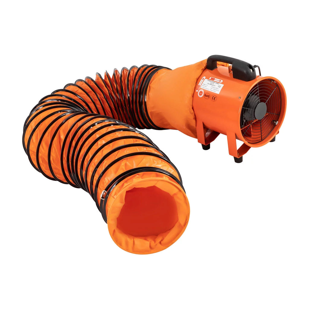 10 Inch Industrial Exhaust Fan with 16 ft Duct Hose O32893