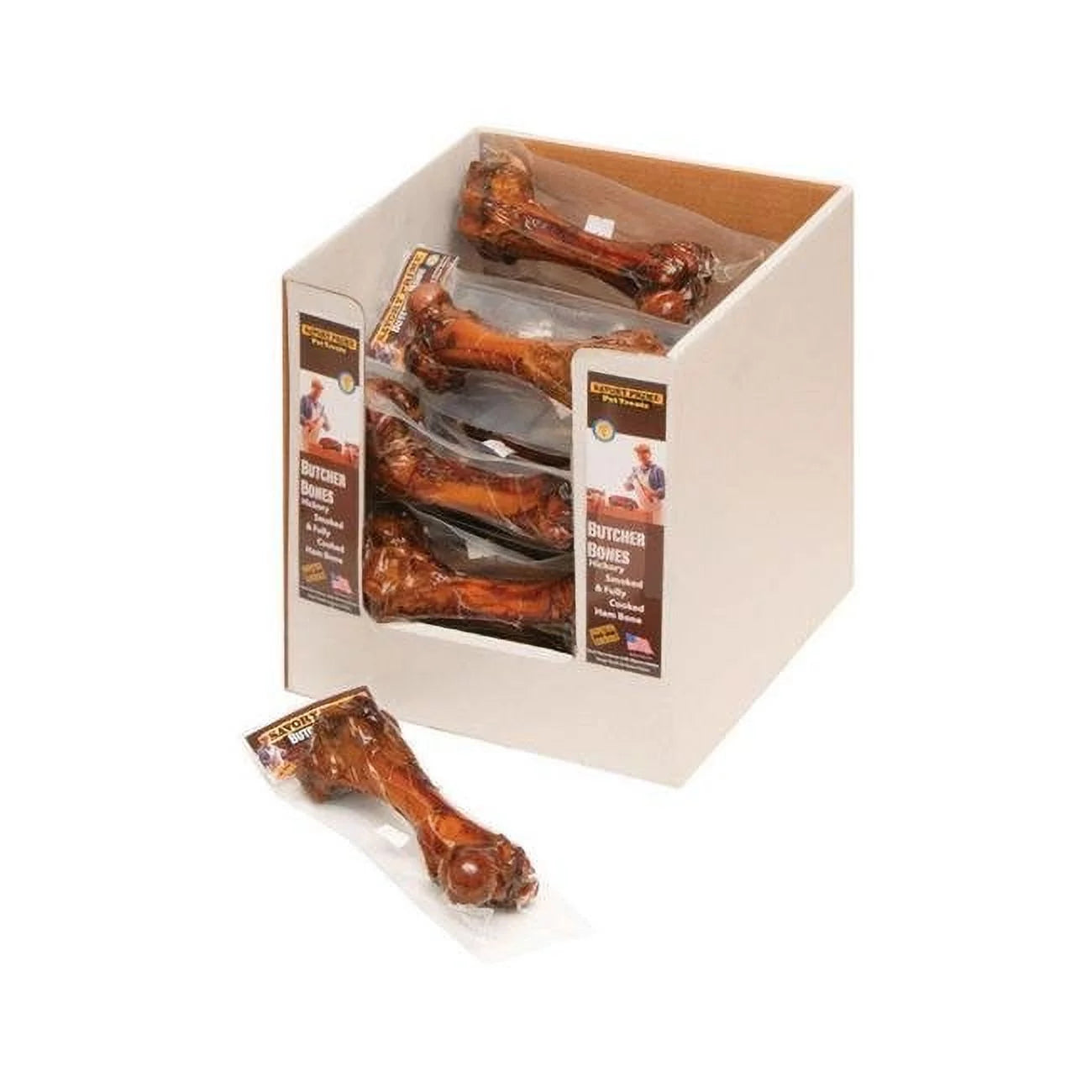 12 in. Smoked Ham Grain Free Dog Treats - Case of 24 M5479